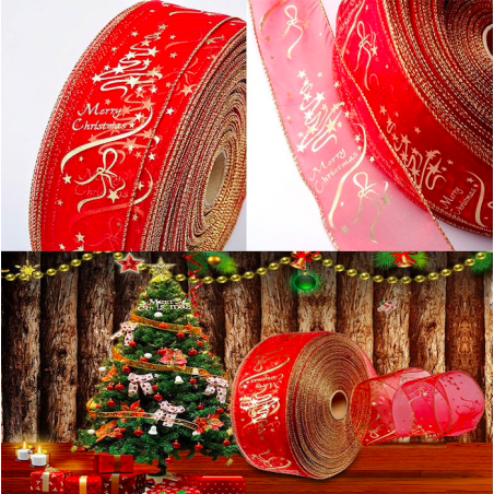 Fita de decoração de árvore de Natal 200 centímetros