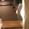 Luz noturna recarregável USB LED com sensor de movimento