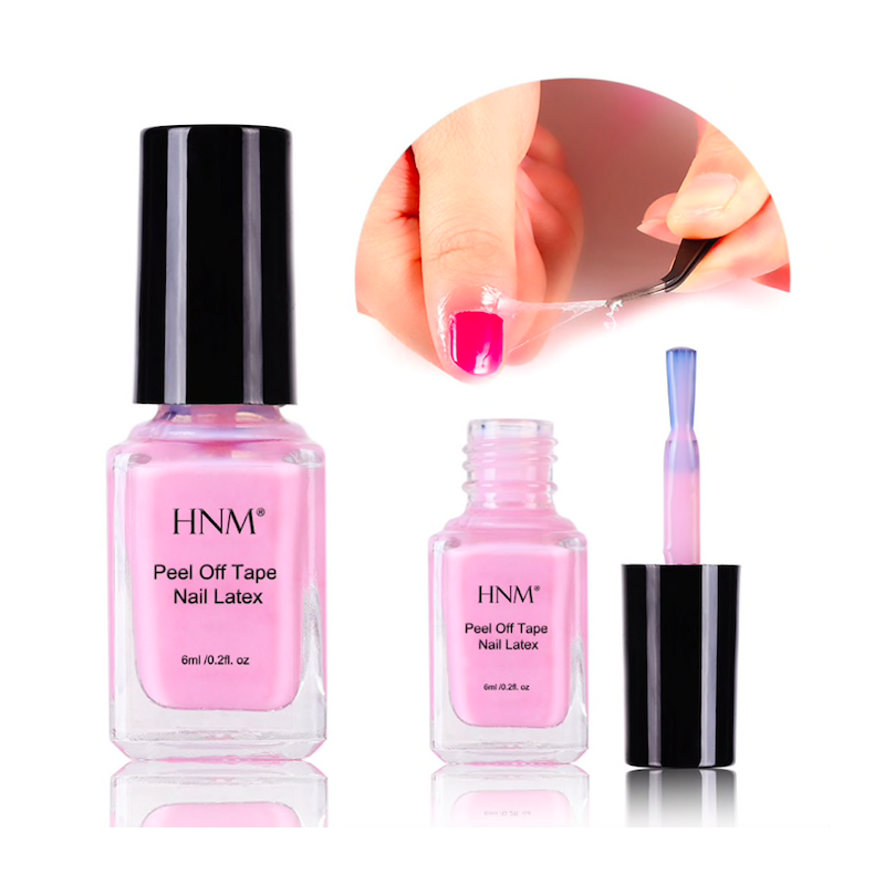 Pele de látex de prego protetora fora gel 6ml