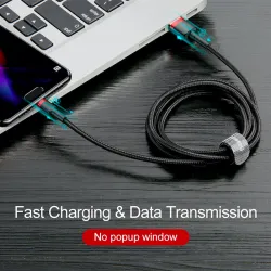 Xiaomi Redmi Note 5 Pro 4 Samsung S7 micro USB reversível cabo de carregamento de dados USB