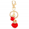 Boxe luvas chaveiro de cristal