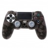 PS4 Pro Slim Caso da capa do tapete de silicone do controlador & 2 gomas de joystick