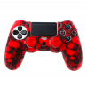 PS4 Pro Slim Caso da capa do tapete de silicone do controlador & 2 gomas de joystick