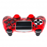 PS4 Pro Slim Caso da capa do tapete de silicone do controlador & 2 gomas de joystick