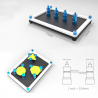 EleksMaker EleksFix & 4 pilares quadro de suporte de placa PCB magnética