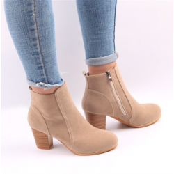 Botas de tornozelo nubuck feminino