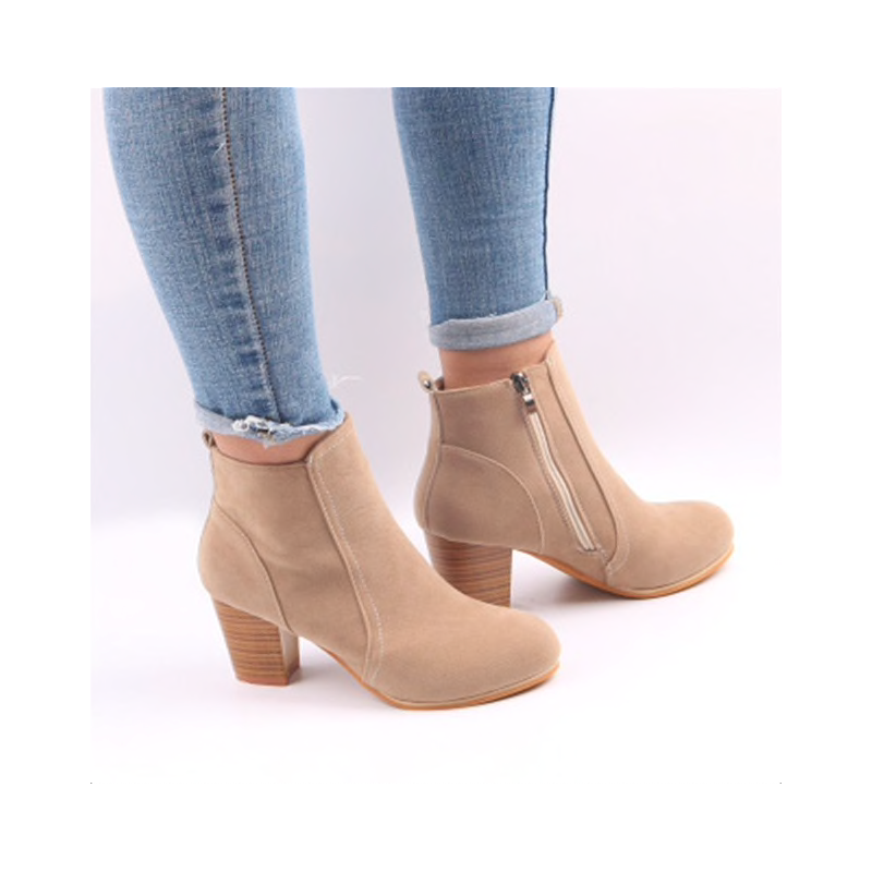 Botas de tornozelo nubuck feminino