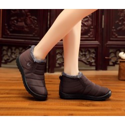 Men's anti-skid warm ankle boots waterproofShoes