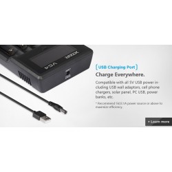 XTAR VC4 battery charger 20700 18650 21700 14650 17335 17670 18490 10440 14500 16340 17500 18350 18500 18700 22650 25500 3265...