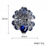 Crystal flower & butterfly - vintage hair clipHair clips