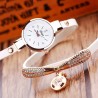 pulseira vintage relógio de quartzo cristal