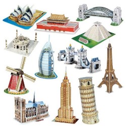 Brinquedo de kit de montagem de quebra-cabeça de papel DIY