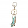 Sapato de salto alto cristal - chaveiro