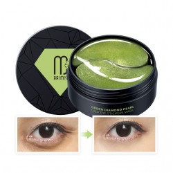 Colágeno pérola diamante gel patches anti-rugas rosto e máscara ocular