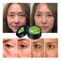 Colágeno pérola diamante gel patches anti-rugas rosto e máscara ocular