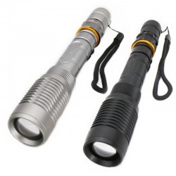 9000lm T6 L2 conduziu a lâmpada de luz de bicicleta de tocha zoomable