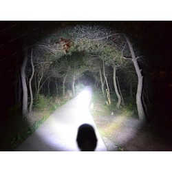 9000lm T6 L2 conduziu a lâmpada de luz de bicicleta de tocha zoomable