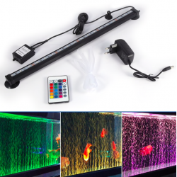 Aquarium / fish tank - air bubble lamp - RGB - remote - LED bar lightAquarium
