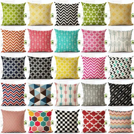 Geometric pillowcase cotton 45 * 45 cmCushions