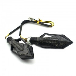 Motocicleta - "trotinette" LED acender luz de sinal com seta 4 pcs