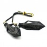 Motocicleta - "trotinette" LED acender luz de sinal com seta 4 pcs