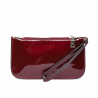 Elegante conjunto de saco de couro brilhante de 3 peças