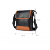 Bolsa de couro genuíno e crossbody