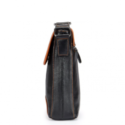 Bolsa de couro genuíno e crossbody