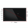 Android 9 - DIN-2 car radio - 7'' touch screen - GPS - Bluetooth - FM - WIFI -MP3 - MirrorlinkRadio