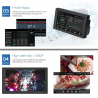 Android 9 - DIN-2 car radio - 7'' touch screen - GPS - Bluetooth - FM - WIFI -MP3 - MirrorlinkRadio