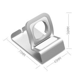 Estação da doca de carregamento de metal - suporte para Apple Watch 5/4/3/2/1 - titular