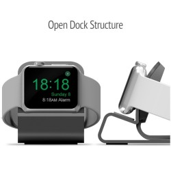 Estação da doca de carregamento de metal - suporte para Apple Watch 5/4/3/2/1 - titular