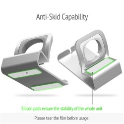 Estação da doca de carregamento de metal - suporte para Apple Watch 5/4/3/2/1 - titular