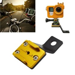 GoPro 6 / 5 / 4 / 3 / 2 / 1 Sj4000 Xiaomi Yi camera aluminum holder adapter rearview bracket mountMounts