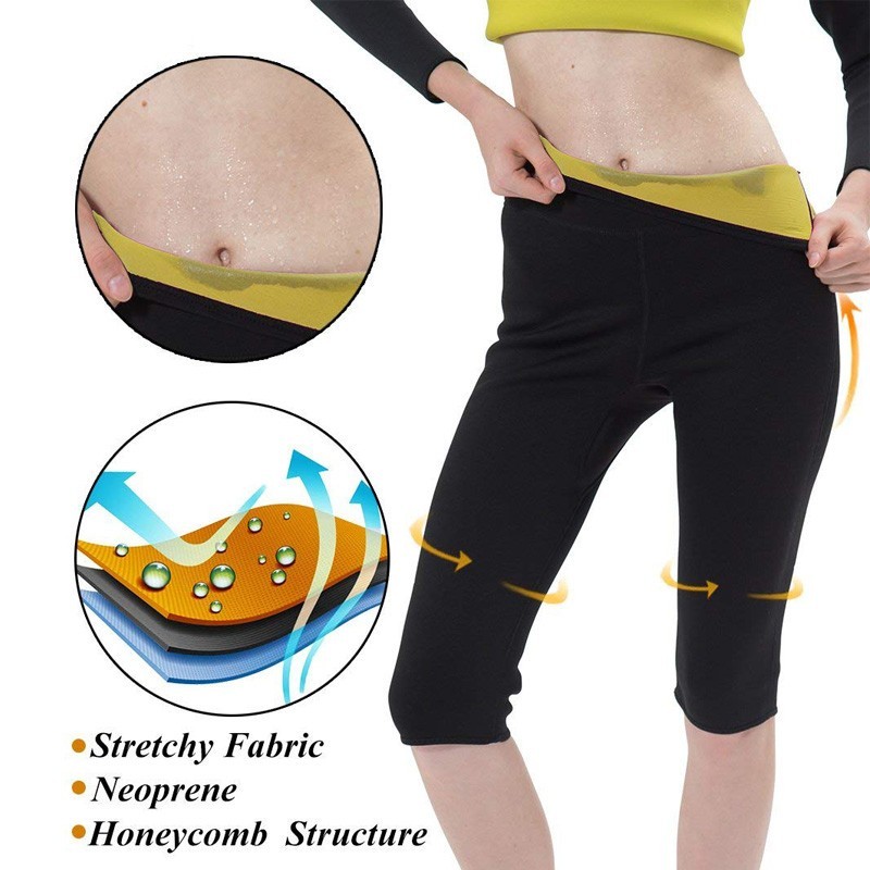 Efeito de sauna - fitness calças de emagrecimento termo - leggings