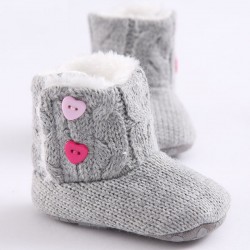 Recém-nascido - botas de malha quente do bebê - sapatos