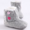 Recém-nascido - botas de malha quente do bebê - sapatos