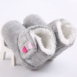 Recém-nascido - botas de malha quente do bebê - sapatos