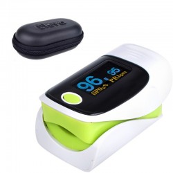 Digital finger pulse oximeter - heart beat meter - with LCD displayBlood pressure meters
