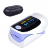 Digital finger pulse oximeter - heart beat meter - with LCD displayBlood pressure meters