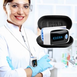 Digital finger pulse oximeter - heart beat meter - with LCD displayBlood pressure meters
