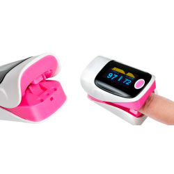 Digital finger pulse oximeter - heart beat meter - with LCD displayBlood pressure meters