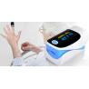 Digital finger pulse oximeter - heart beat meter - with LCD displayBlood pressure meters