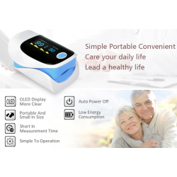 Digital finger pulse oximeter - heart beat meter - with LCD displayBlood pressure meters