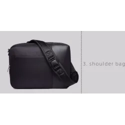 3 modo função mochila nylon saco de ombro impermeável