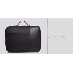 3 modo função mochila nylon saco de ombro impermeável