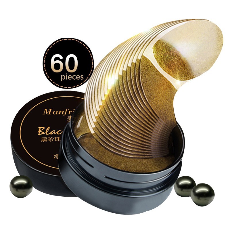 Black pearl & collagen - anti wrinkle eye mask - dark eye circles treatmentSkin