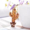 Chaveiro de cristal de cacto