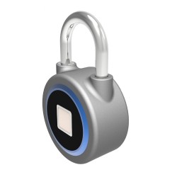 Cadeado com proteção de impressão digital - Entrada sem chave inteligente - à prova de intempéries - para Android & iOS