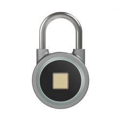 Cadeado com proteção de impressão digital - Entrada sem chave inteligente - à prova de intempéries - para Android & iOS